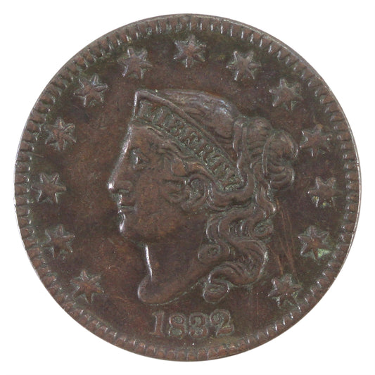 1832 Medium Letters USA Cent VF-EF (VF-30) $