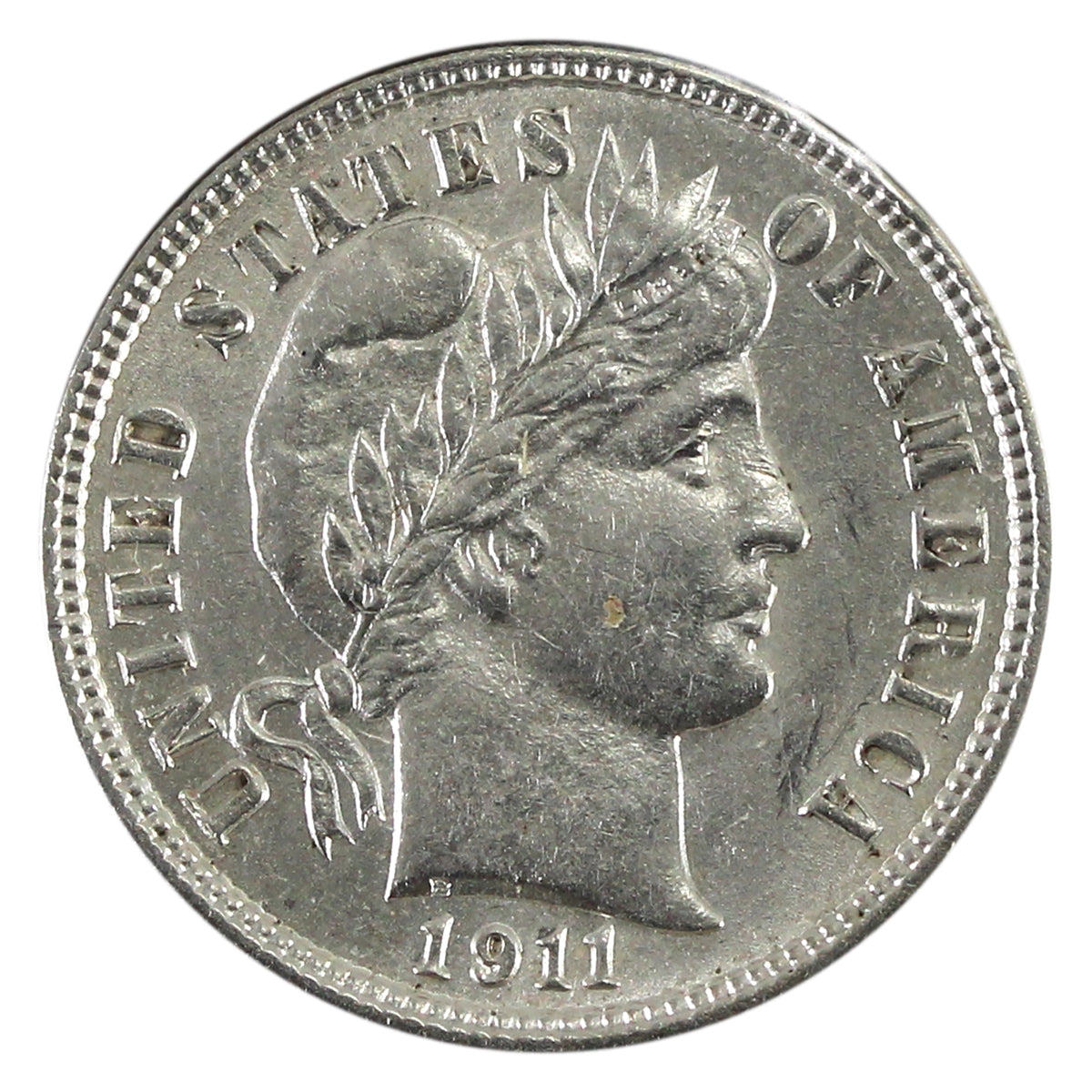 1911 D USA Dime AU-UNC (AU55) $