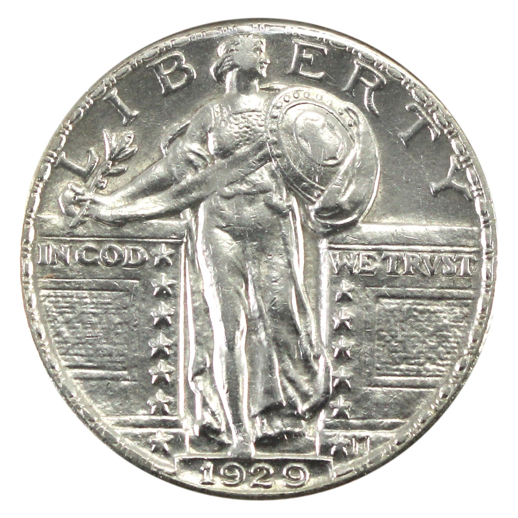 1929 USA Quarter Almost Uncirculated (AU50) $