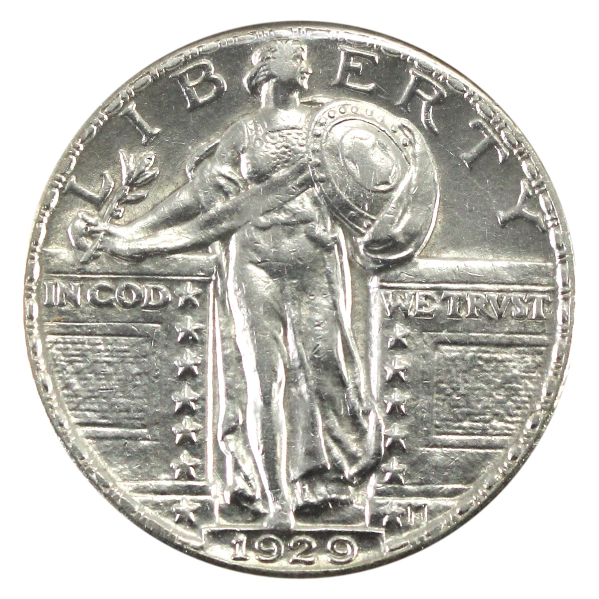1929 USA Quarter Almost Uncirculated (AU50) $