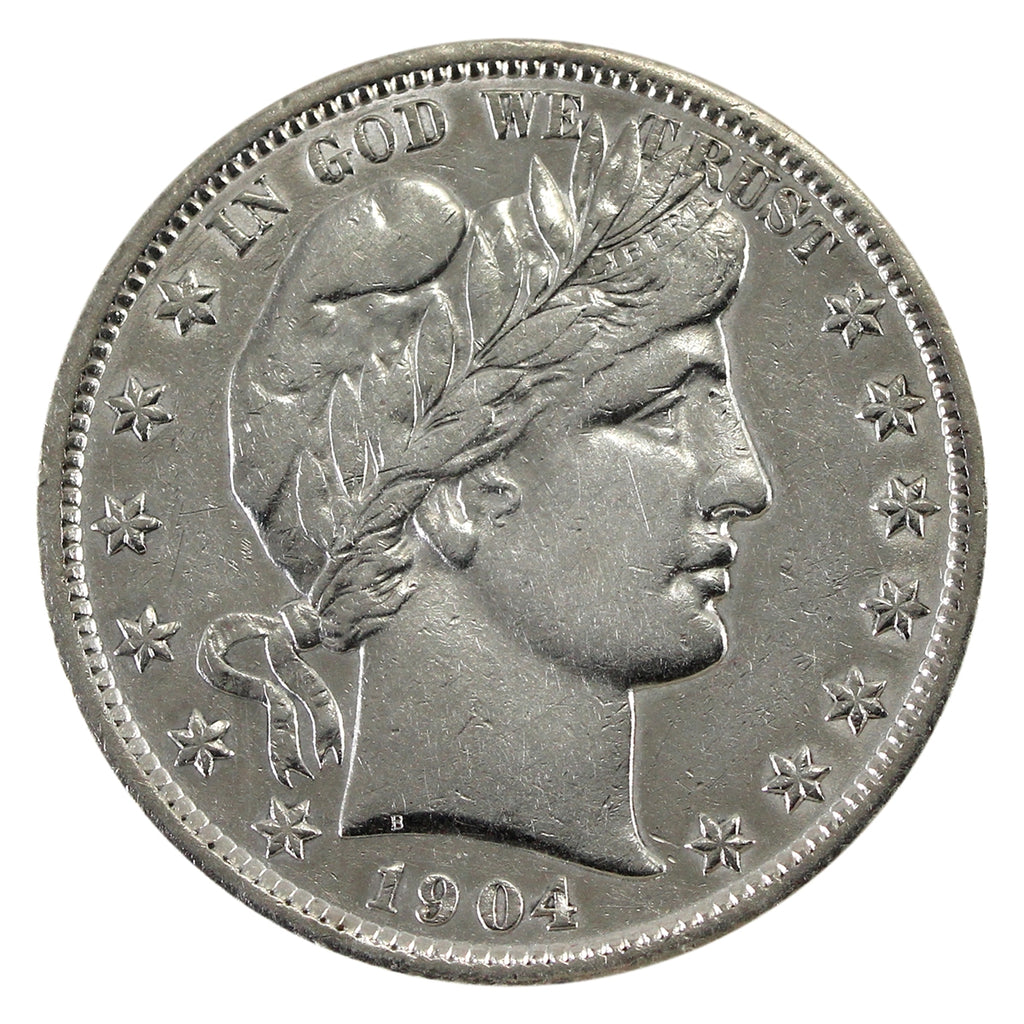 1904 USA Half Dollar Extra Fine (EF40) $