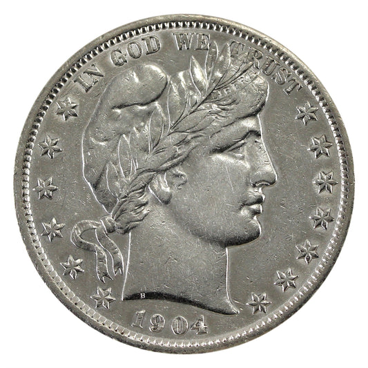 1904 USA Half Dollar Extra Fine (EF40) $