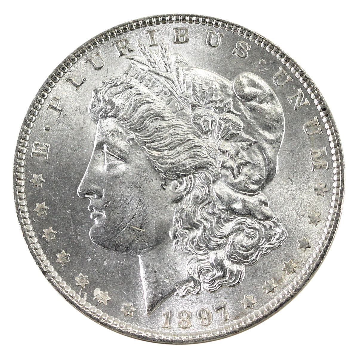 1897 USA Dollar Brilliant Uncirculated (MS63) $