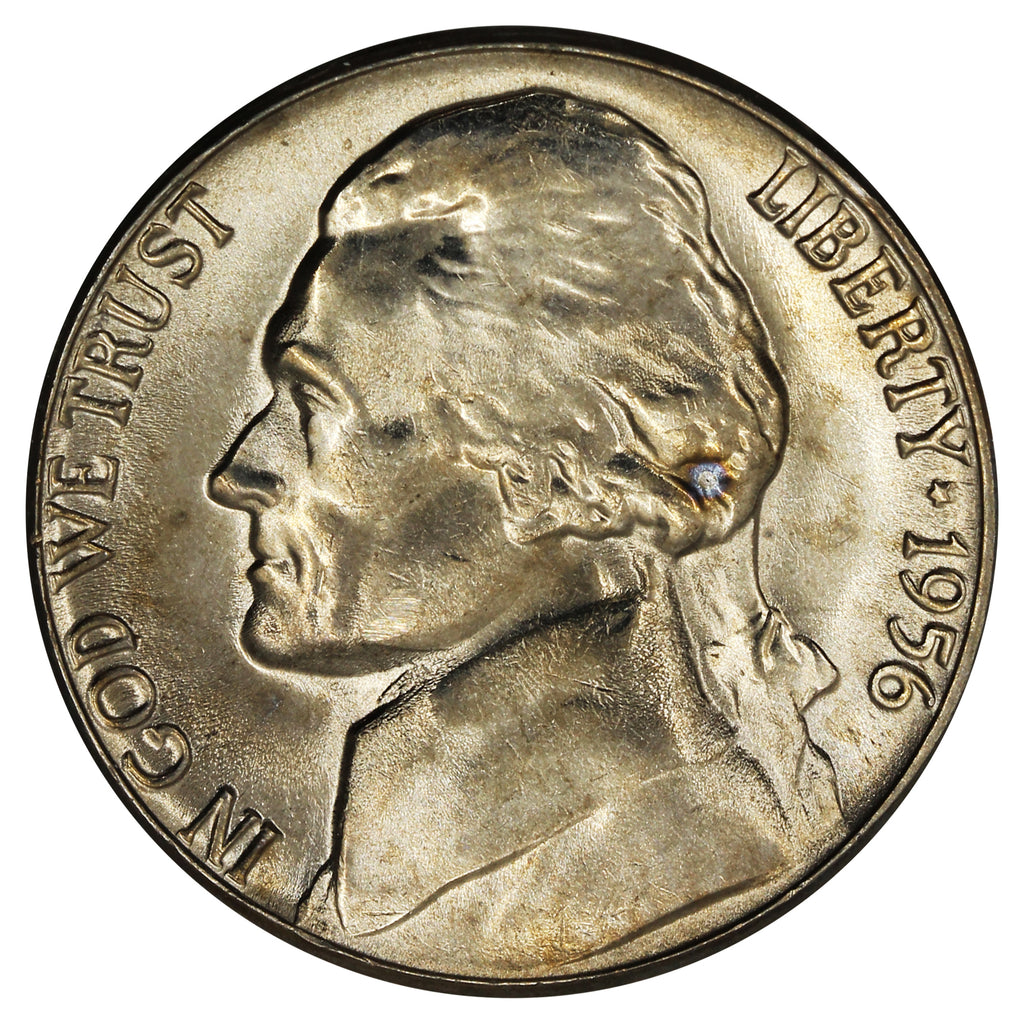 1956 USA Nickel Choice Brilliant Uncirculated (MS64)