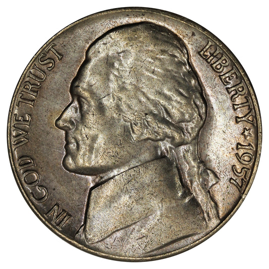 1957 USA Nickel Choice Brilliant Uncirculated (MS64)