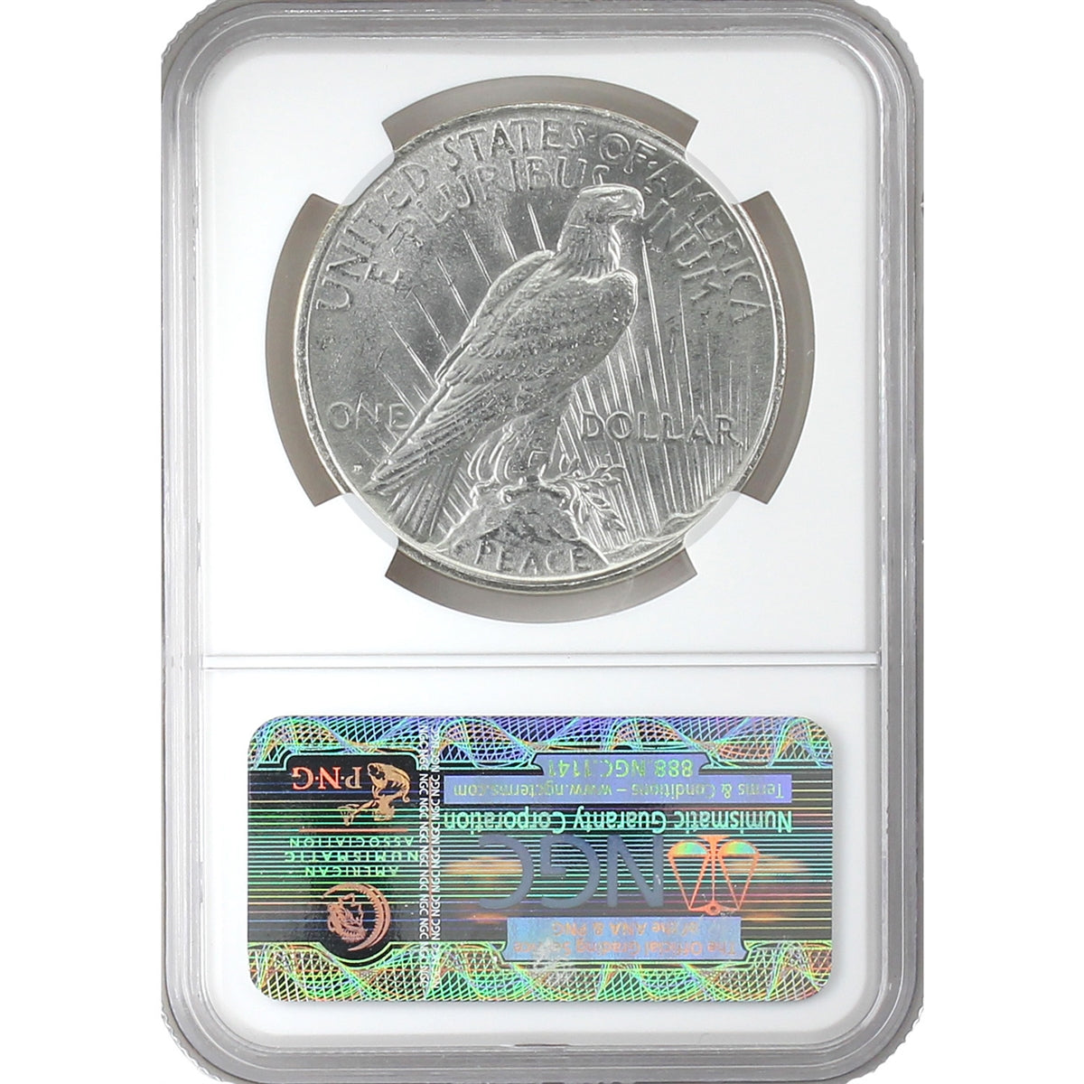 1922 D USA Dollar NGC Certified MS60