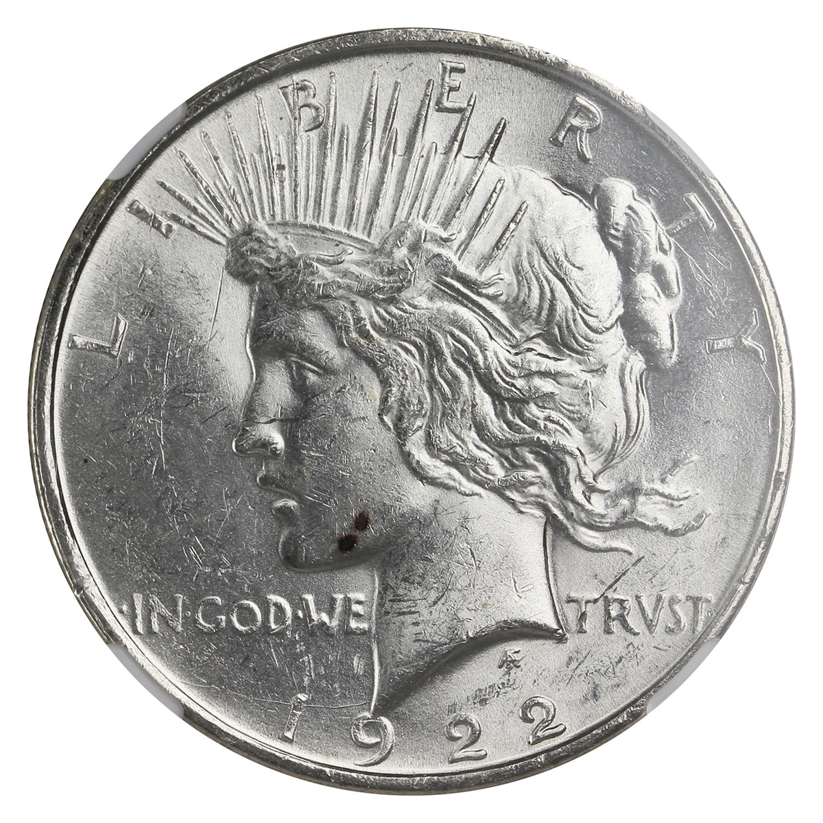 1922 D USA Dollar NGC Certified MS60