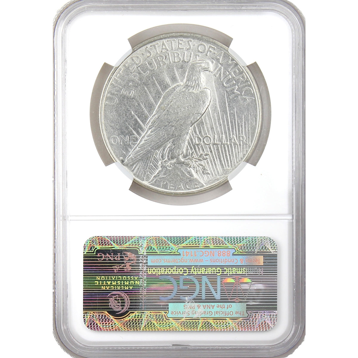 1922 D USA Dollar NGC Certified AU55