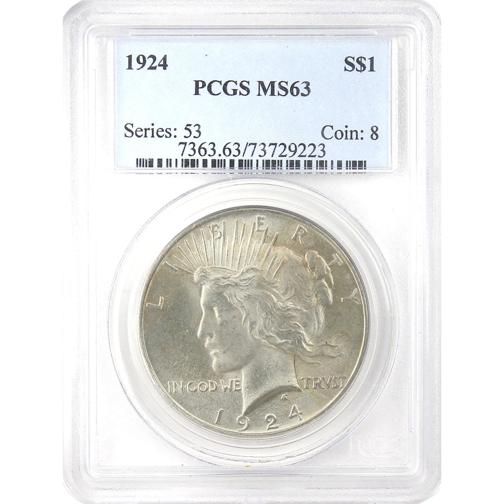 1924 USA Dollar PCGS Certified MS63