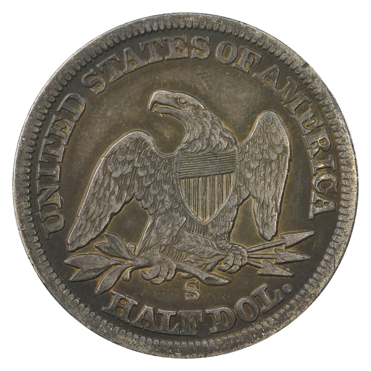 1862 S USA Half Dollar Very Fine (VF20) $
