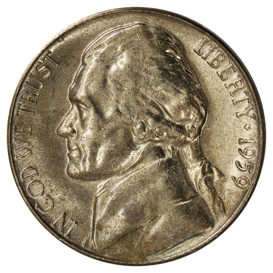 1959 USA Nickel Choice Brilliant Uncirculated (MS64)