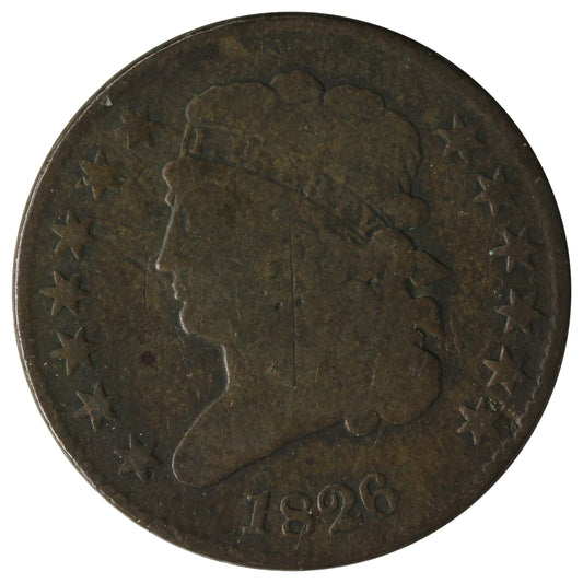 1826 USA Half Cent G-VG (G-6) $