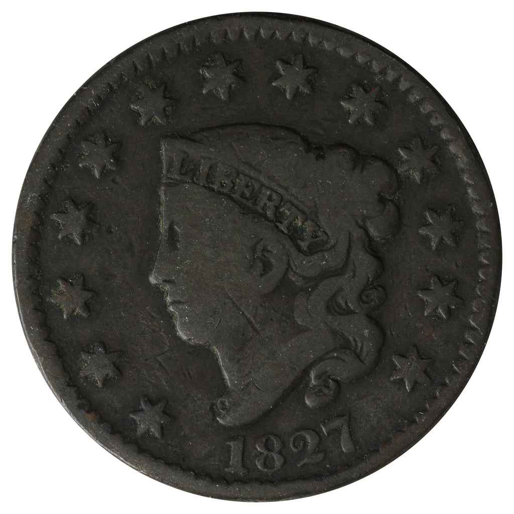 1827 USA Cent Very Good (VG-8) $