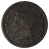 1840 Small Date Over Large 18 USA Cent VG-F (VG-15) $