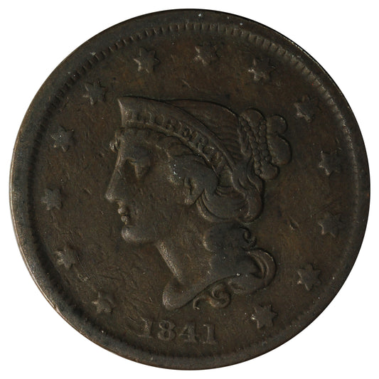 1841 USA Cent F-VF (F-15) $