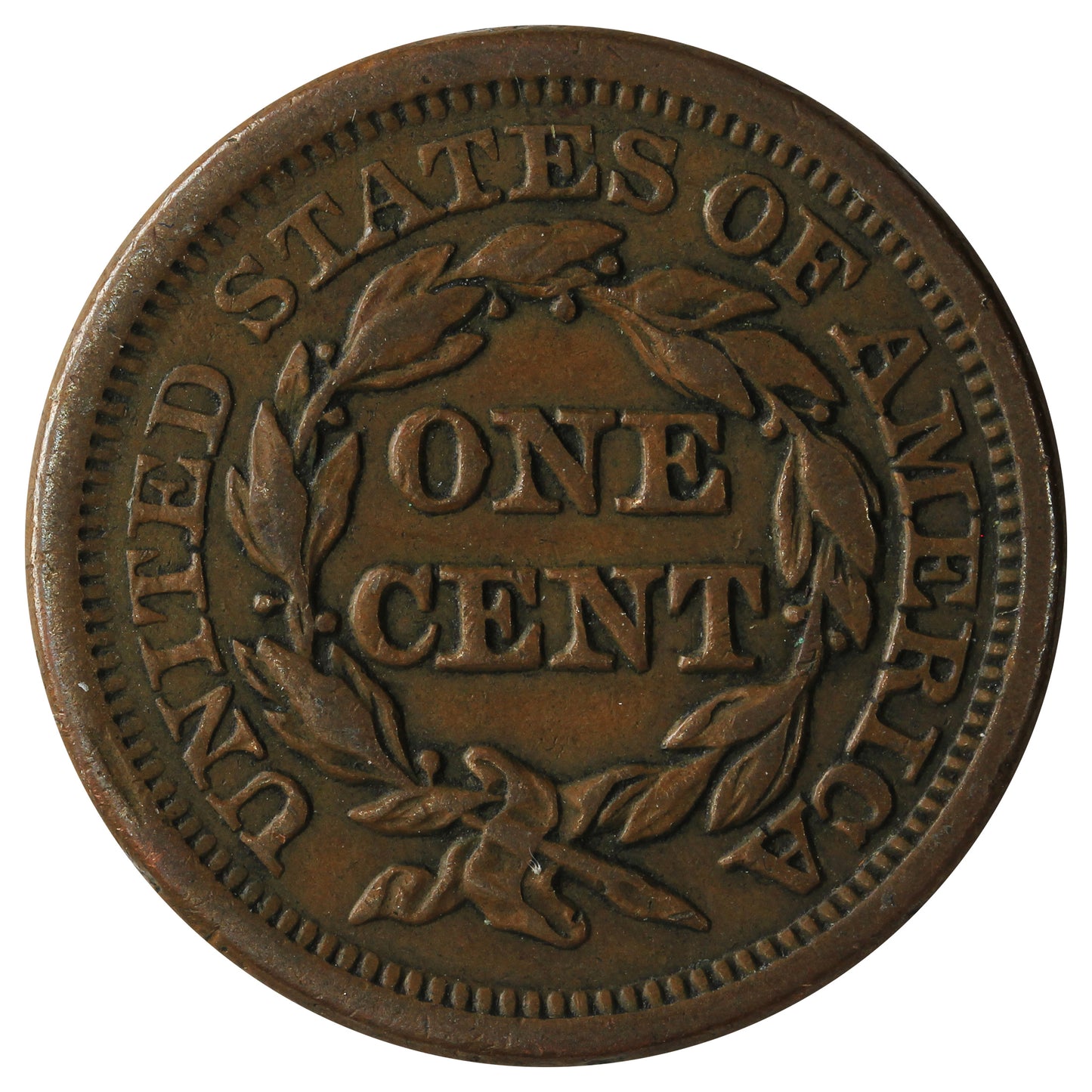1855 Upright 5s USA Cent VF-EF (VF30) $