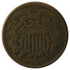 1866 USA 2 Cents Very Fine (VF20) $