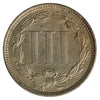 1867 Nickel USA 3 Cents UNC+ (MS-62) $