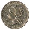 1869 Nickel USA 3 Cents UNC+ (MS-62) $