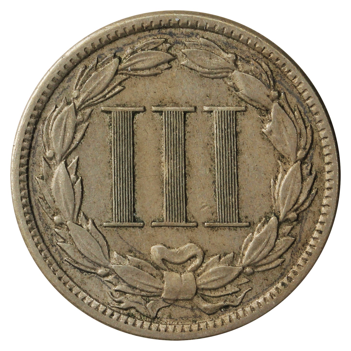 1882 USA 3 Cents Extra Fine (EF-40) $