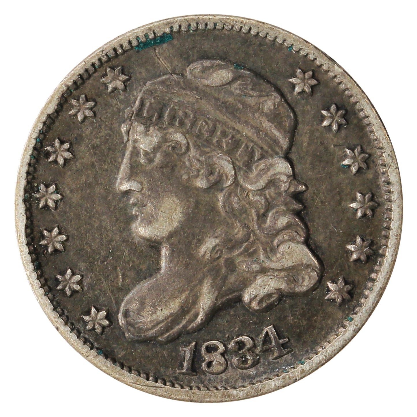 1834 USA Half Dime EF-AU (EF45) $