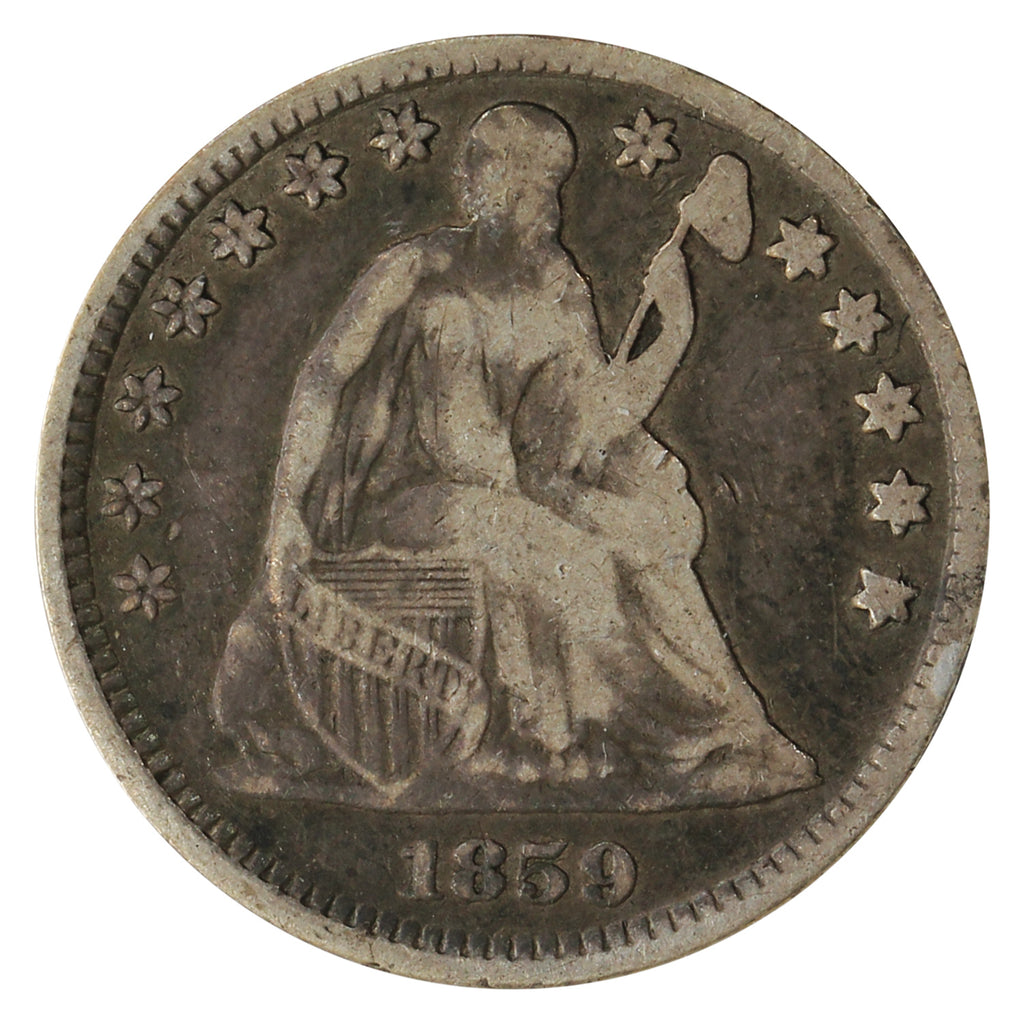 1859 USA Half Dime Fine (F-12) $