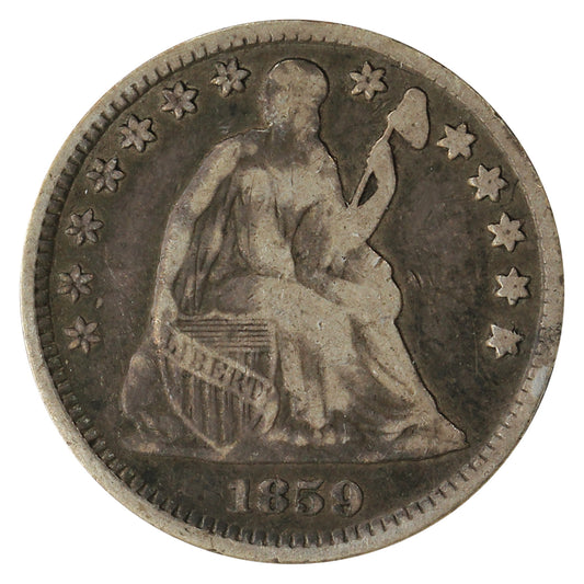 1859 USA Half Dime Fine (F-12) $