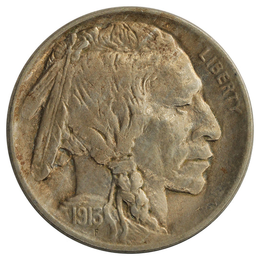 1913 Var. 1 Raised Ground USA Nickel UNC+ (MS-62) $