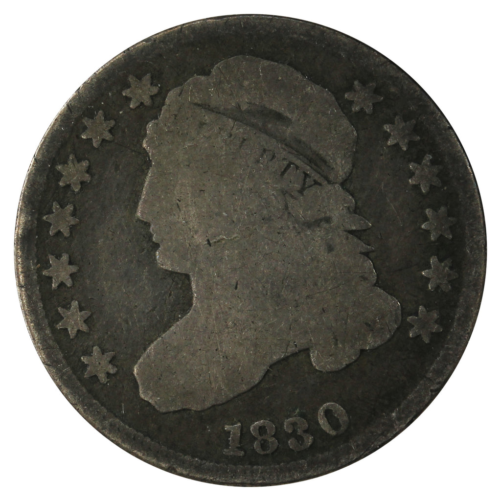 1830 Large 10c USA Dime G-VG (G-6) $