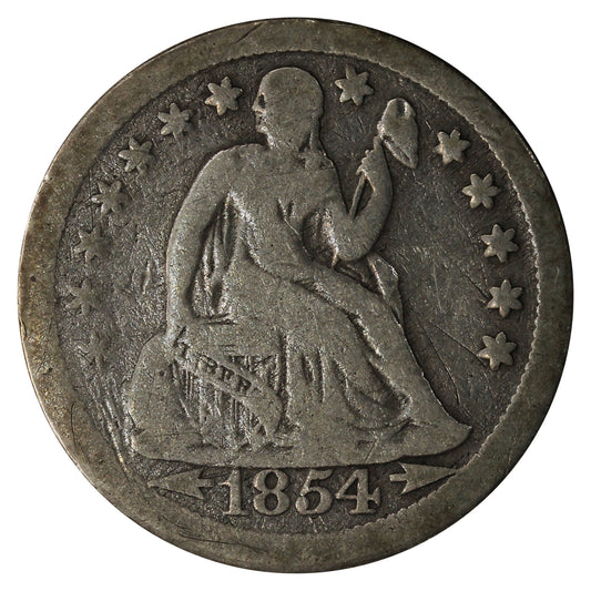 1854 O USA Dime G-VG (G-6) $