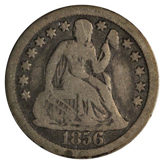 1856 Large Date USA Dime G-VG (G-6) $