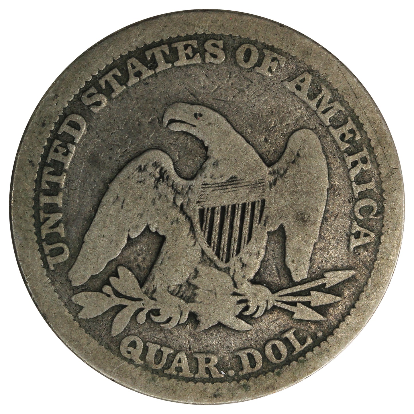 1842 USA Quarter Very Good (VG8) $