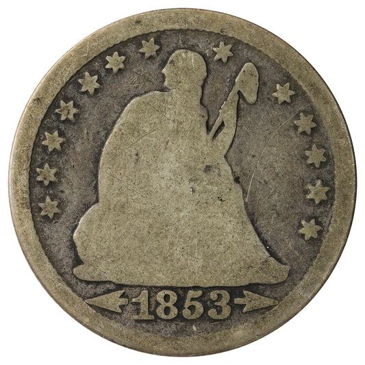 1853 O Arrows & Rays USA Quarter Good (G4) $