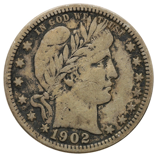1902 O USA Quarter F-VF (F-15) $