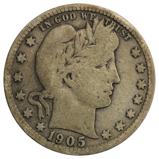1905 S USA Quarter G-VG (G-6) $