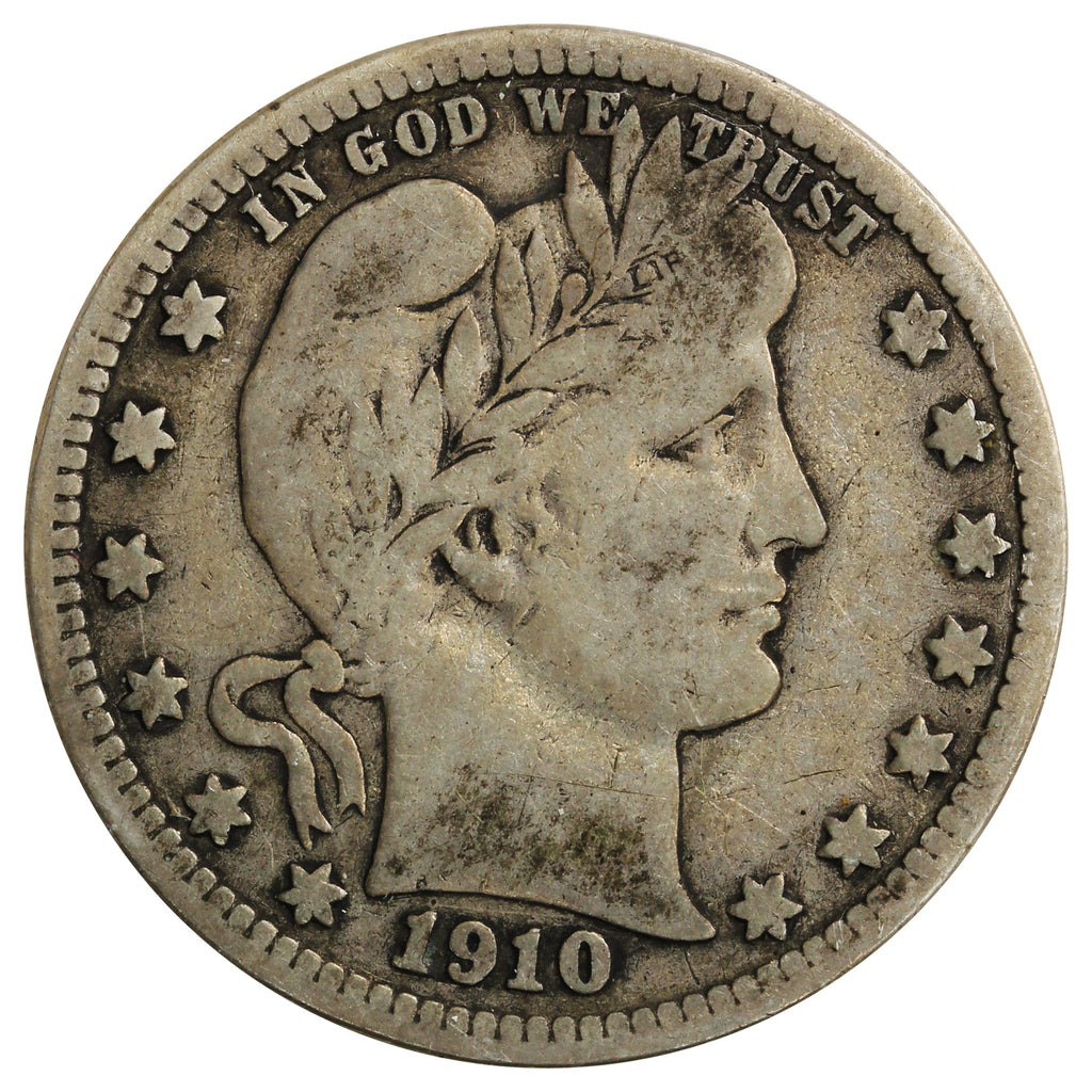 1910 D USA Quarter VG-F (VG10) $