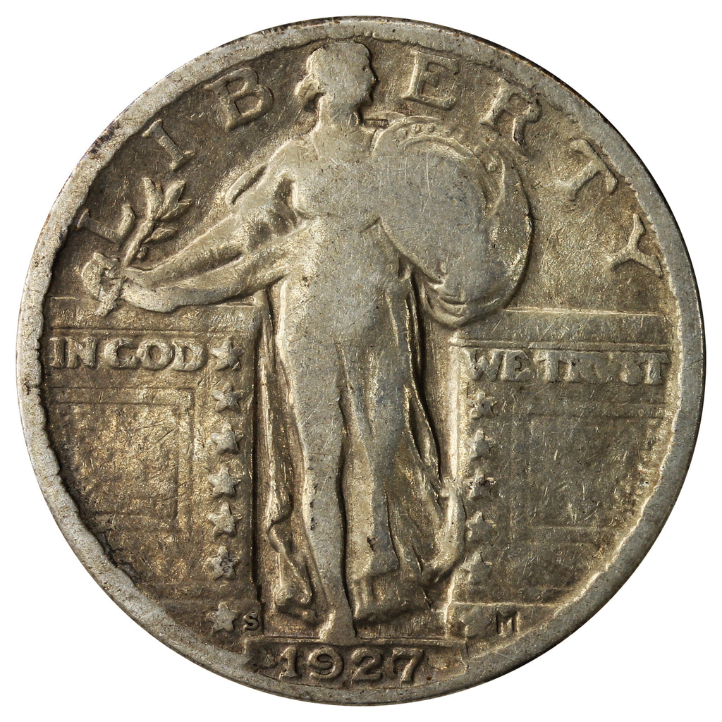 1927 S USA Quarter Fine (F12) $