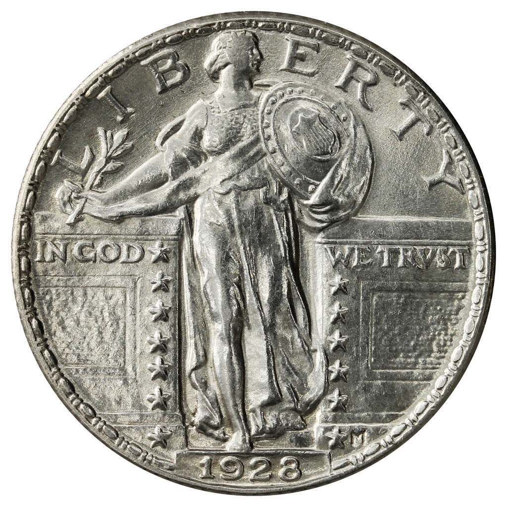 1928 USA Quarter UNC+ (MS62) $