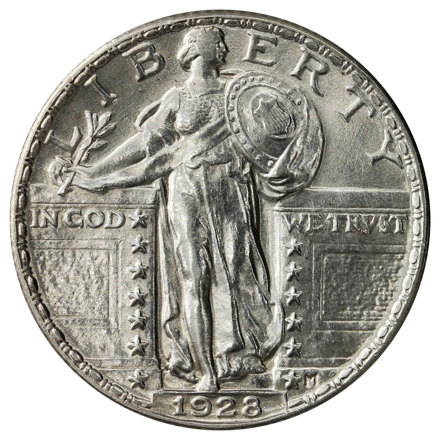 1928 USA Quarter UNC+ (MS62) $