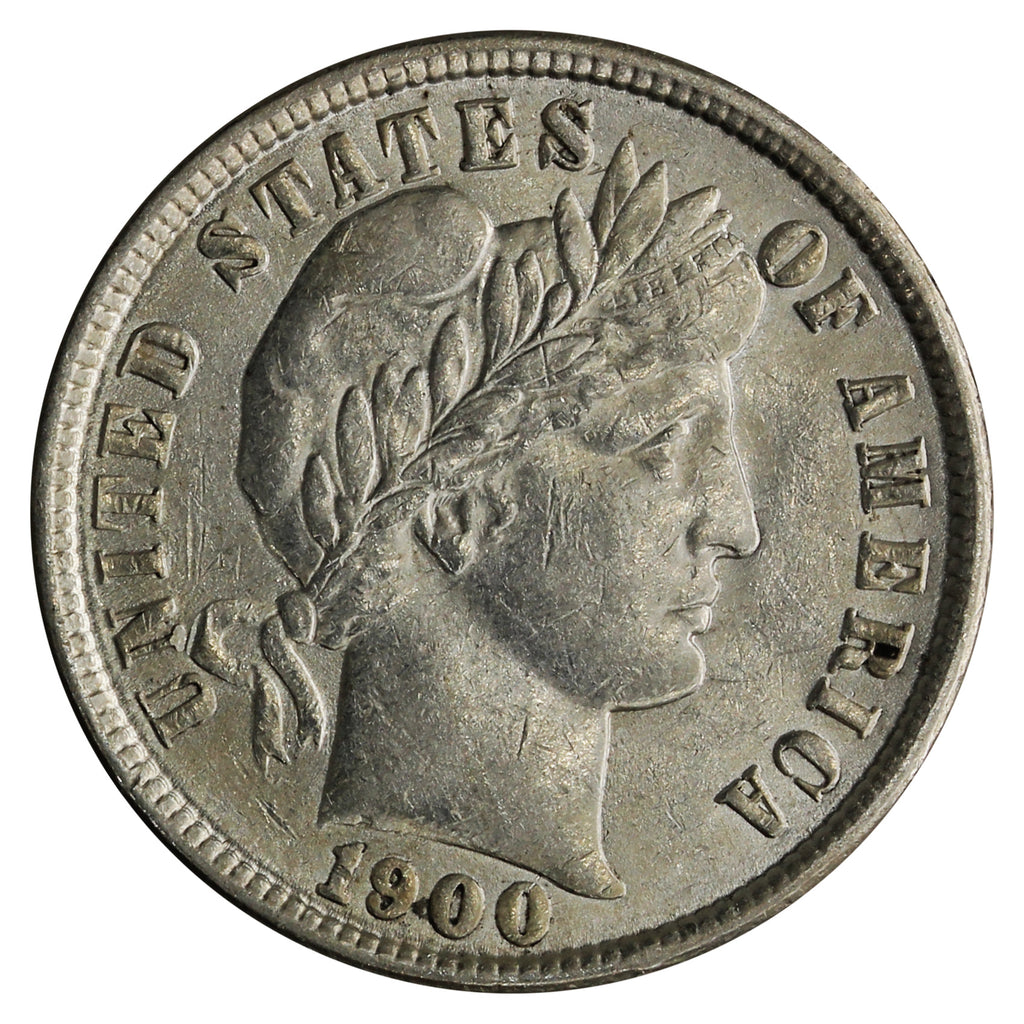 1900 USA Dime EF-AU (EF45) $