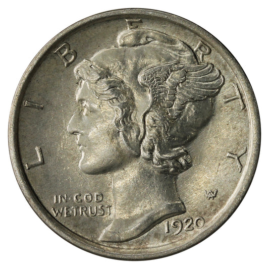 1920 S USA Dime Uncirculated (MS-60) $