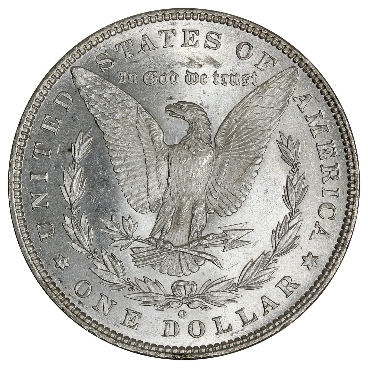 1881 O USA Dollar Brilliant Uncirculated (MS63) Cameo
