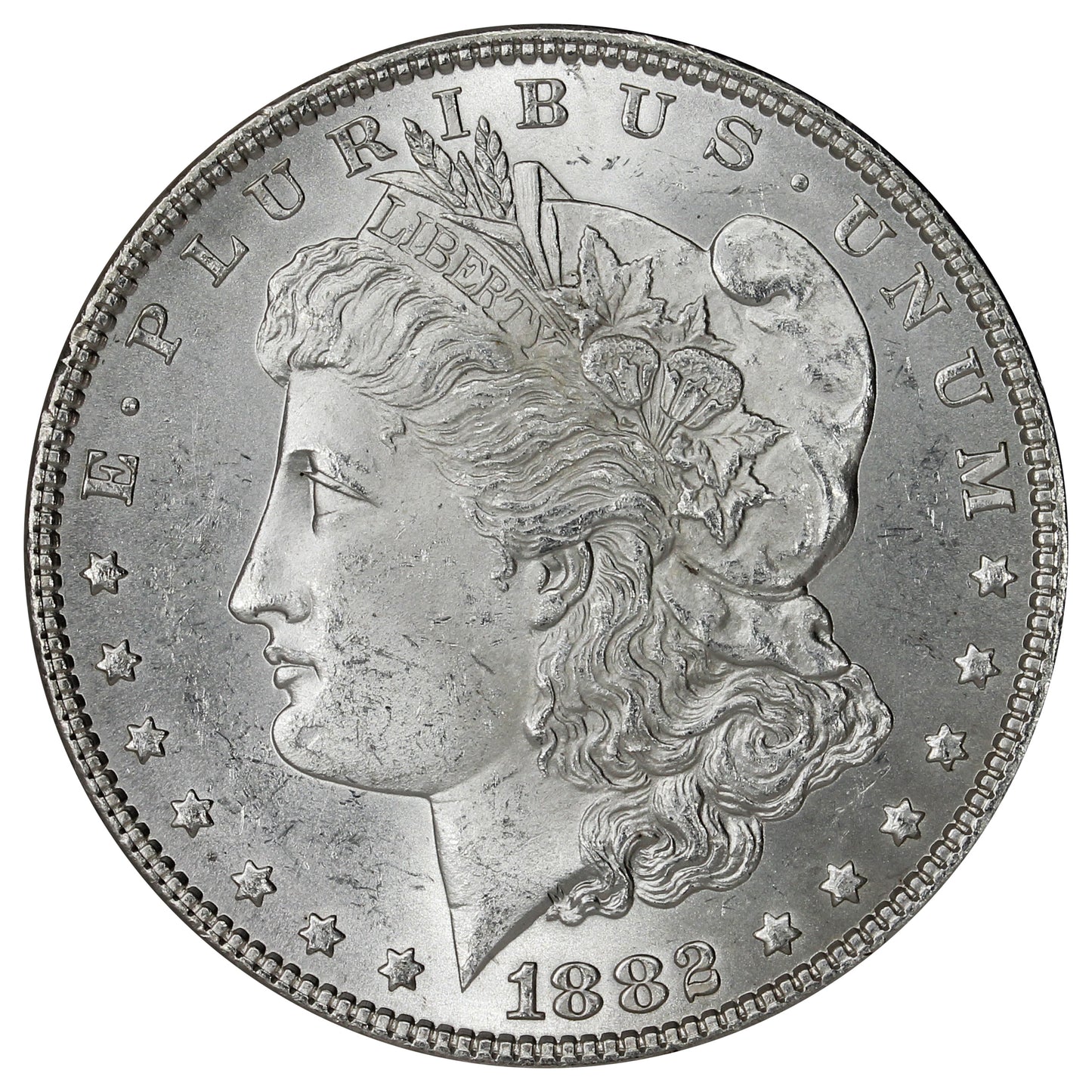 1882 USA Dollar Choice Brilliant Uncirculated (MS64) $