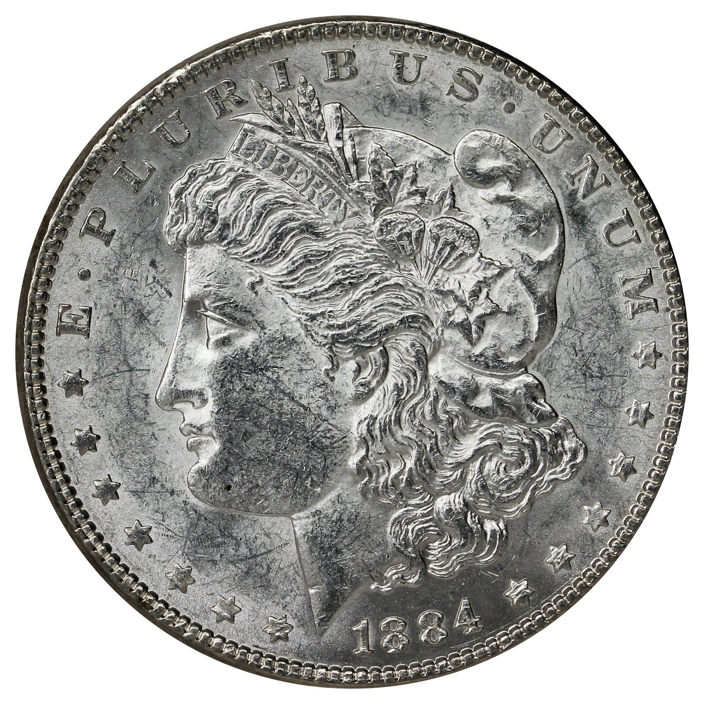 1884 USA Dollar Uncirculated (MS60) $