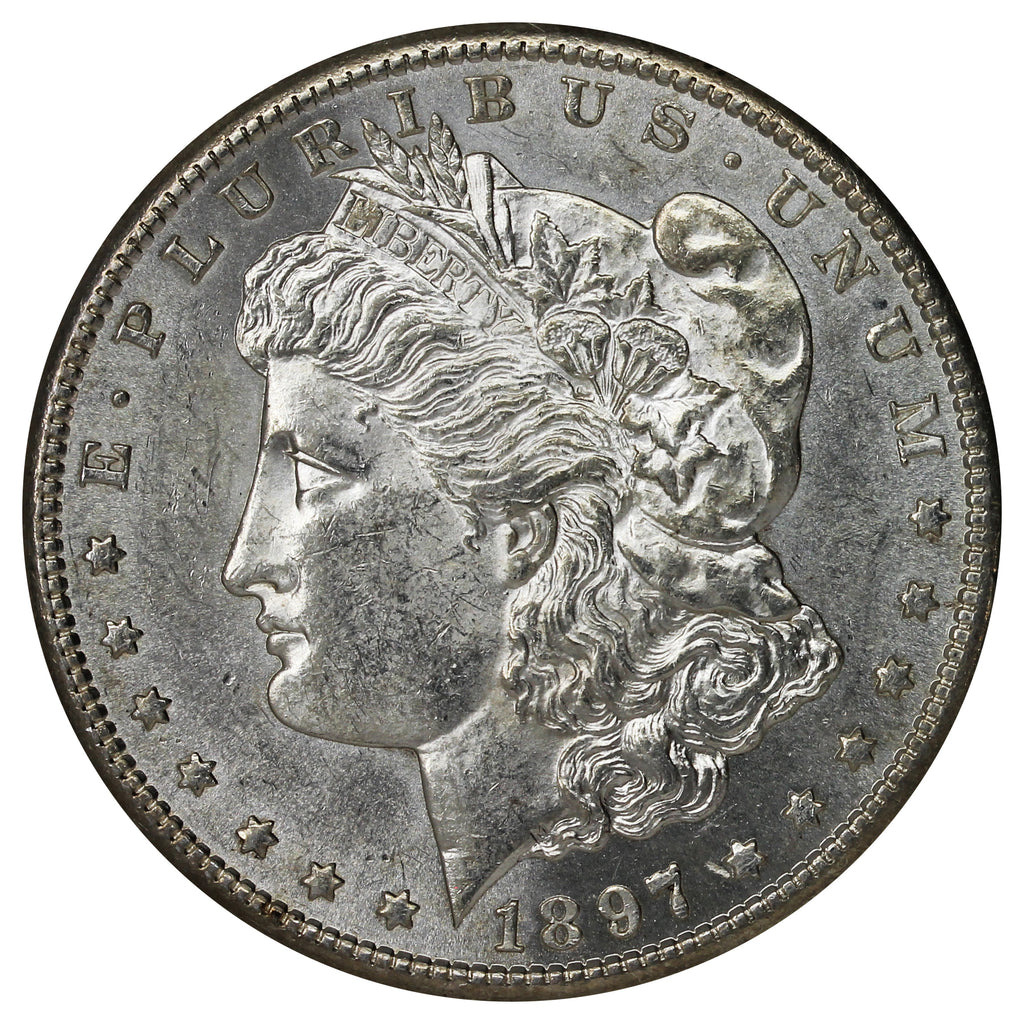 1897 S USA Dollar Brilliant Uncirculated (MS63) $