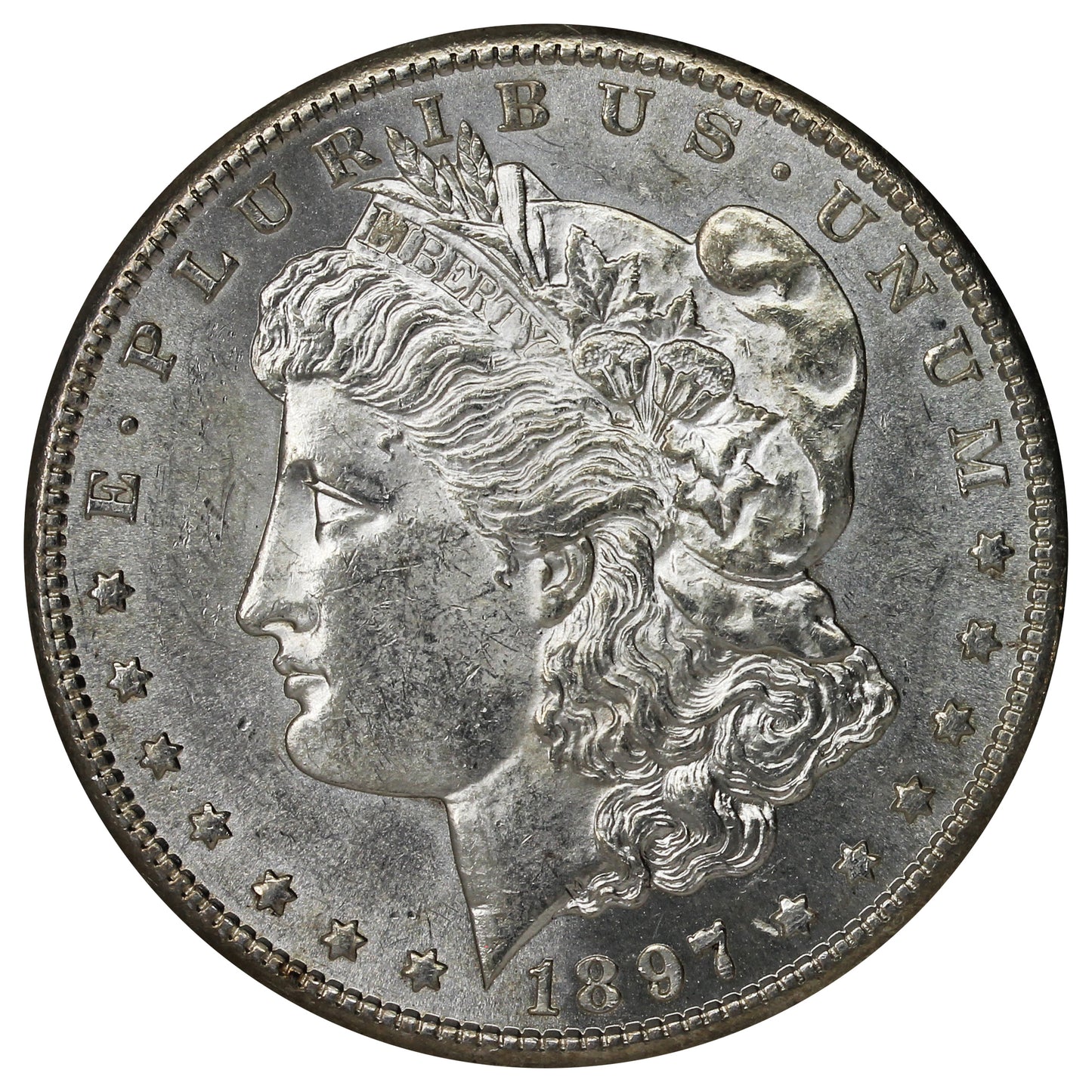 1897 S USA Dollar Brilliant Uncirculated (MS63) $
