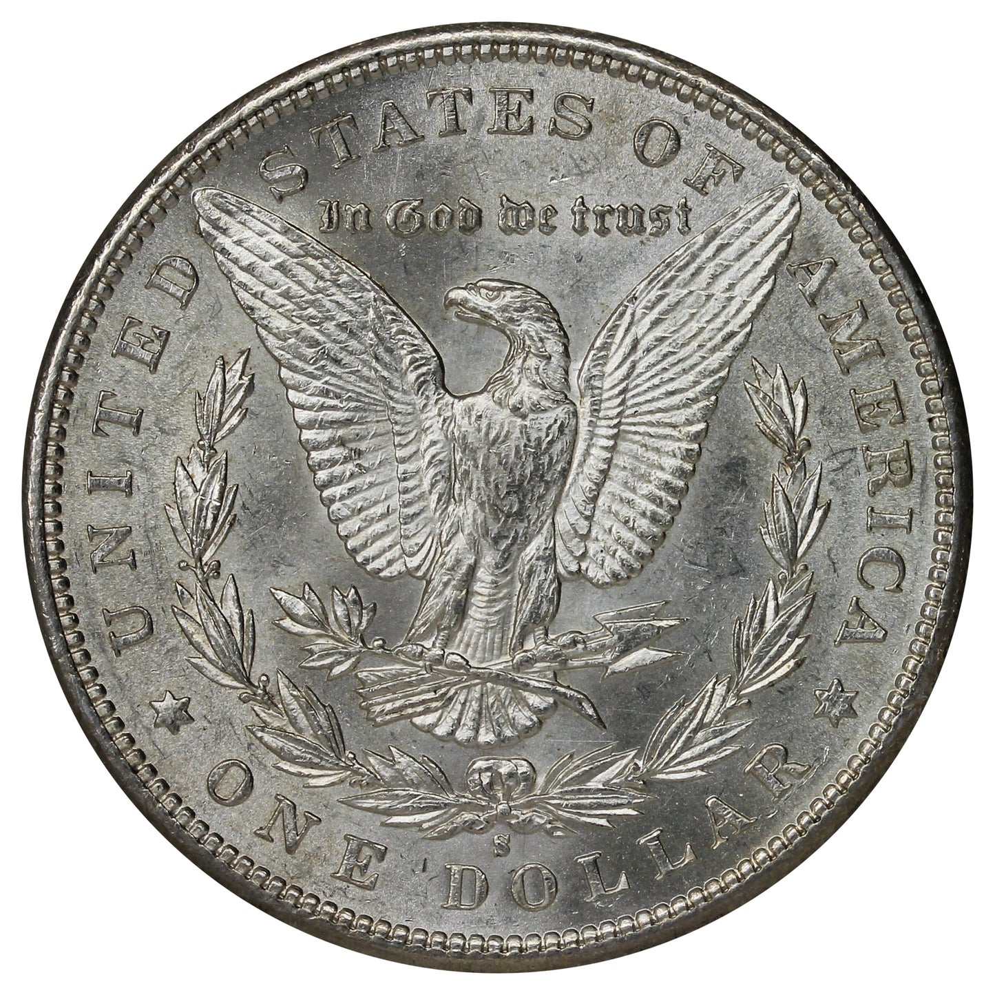 1897 S USA Dollar Brilliant Uncirculated (MS63) $