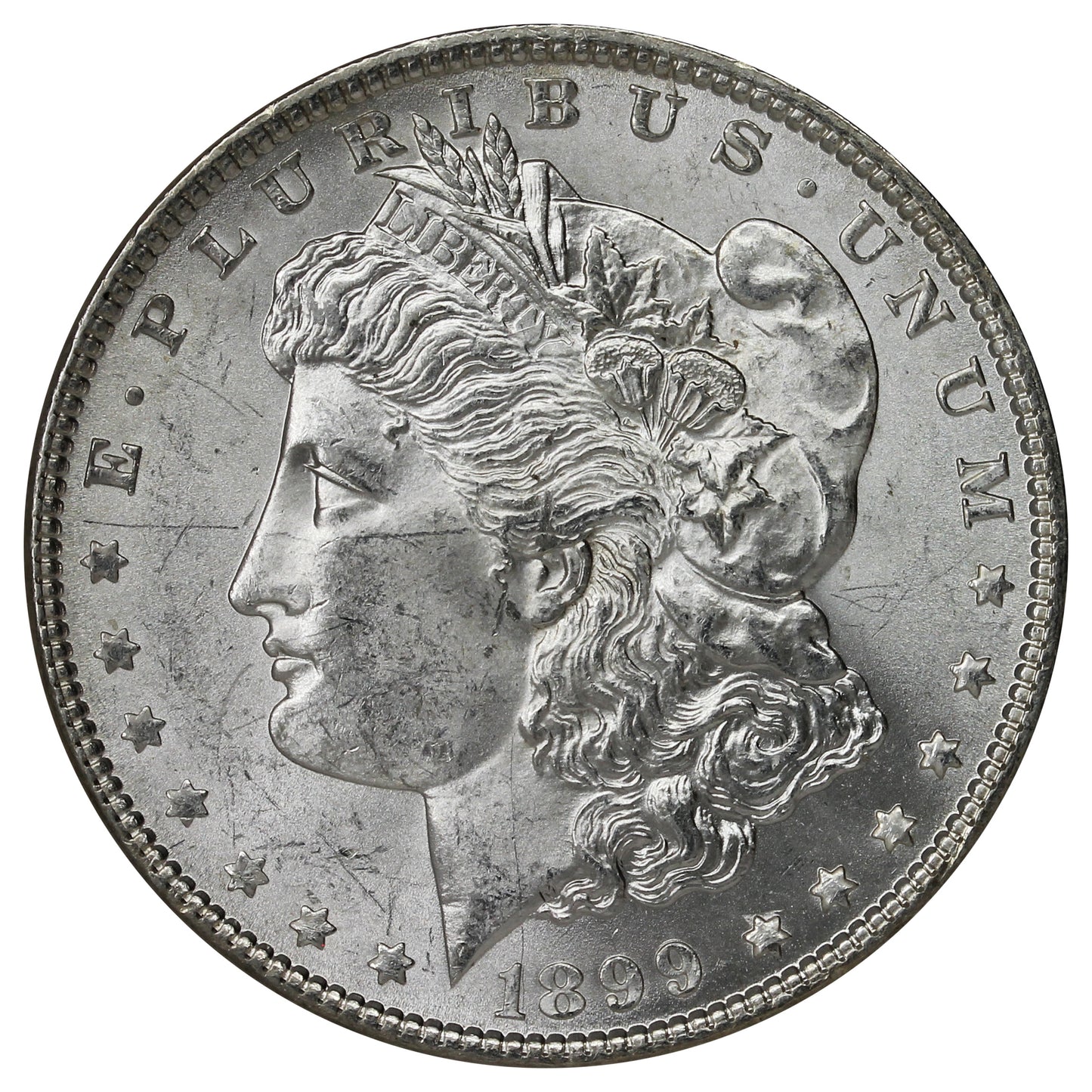 1899 USA Dollar Brilliant Uncirculated (MS63) $