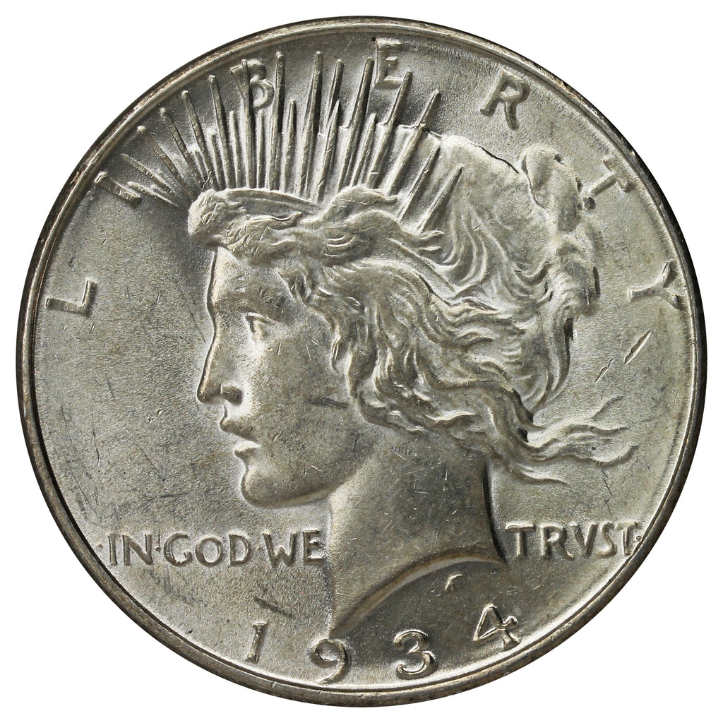 1934 D USA Dollar UNC+ (MS62) $