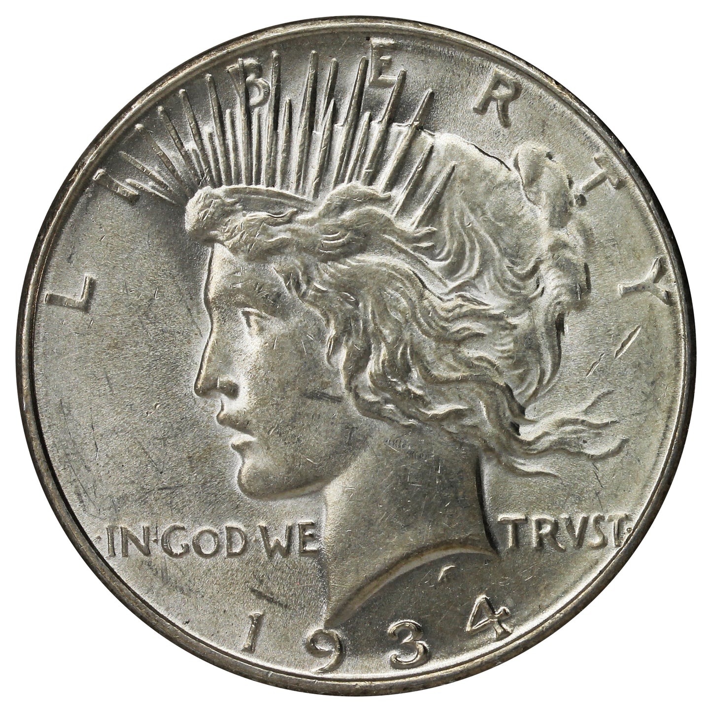 1934 D USA Dollar UNC+ (MS62) $